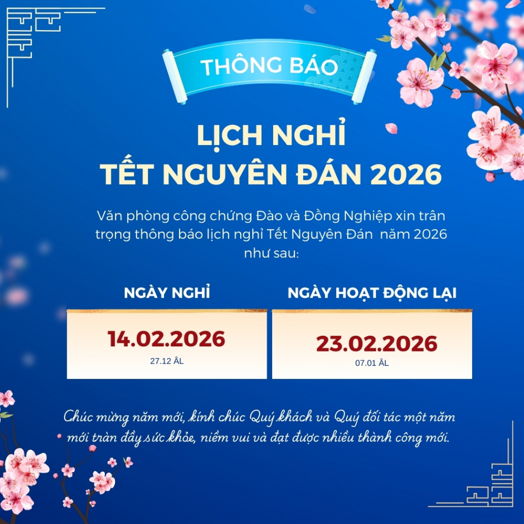 lịch nghỉ tết 2026